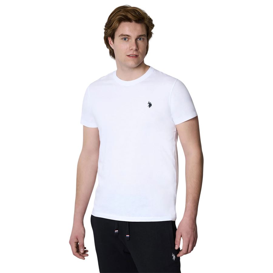 Mick t-shirt a maniche corte in cotone con logo da uomo U.S. Polo Assn | US41154004100